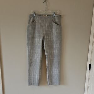 Anthropologie Light Gray Textured Fabric